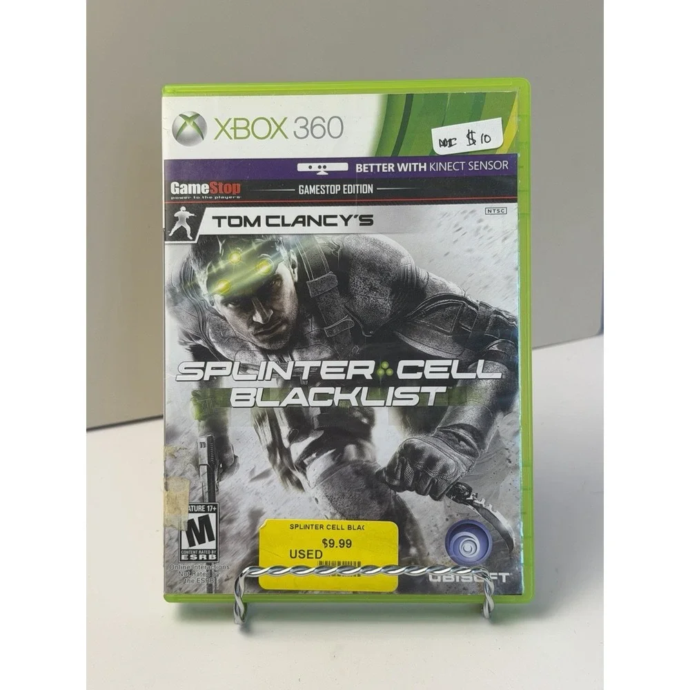 Tom Clancy's Splinter Cell: Blacklist -Microsoft Xbox 360 Pre-Owned No Manual A7